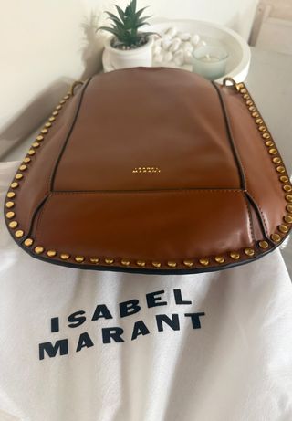 Bandolera Isabel Marant Marrón y Dorado