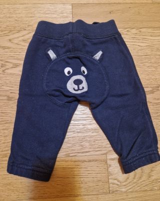 Pantalone bimbo con faccia orsetto Benetton 3-6 me