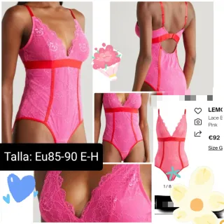 Body encaje rosa Lemonade Dolls Talla Eu85-90 E-H