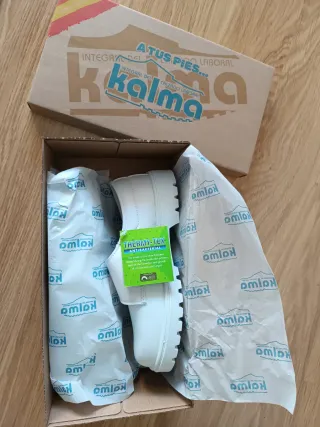 Zapatos Kalma Blancos Talla 37 Nuevos