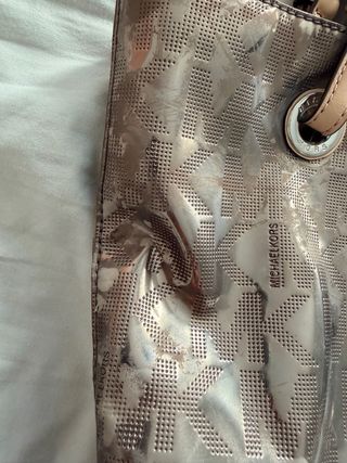 Bolso Michael Kors Dorado y Plateado