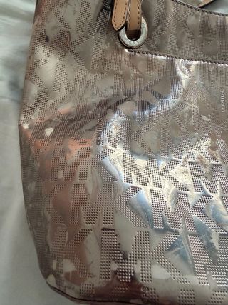 Bolso Michael Kors Dorado y Plateado