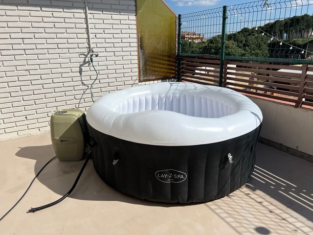 Jacuzzi Hinchable Lay-Z-Spa Negro/Blanco