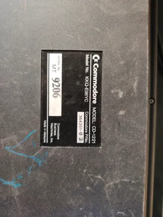 Tastiera Commodore CDTV Nera