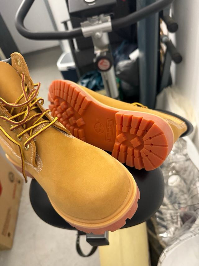 Botas Timberland Marrones y Amarillas