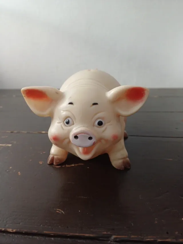 Maialino in gomma Ledra