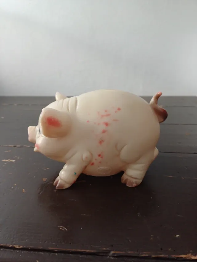 Maialino in gomma Ledra