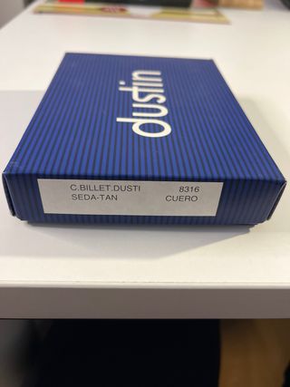 Cartera de piel Dustin marrón