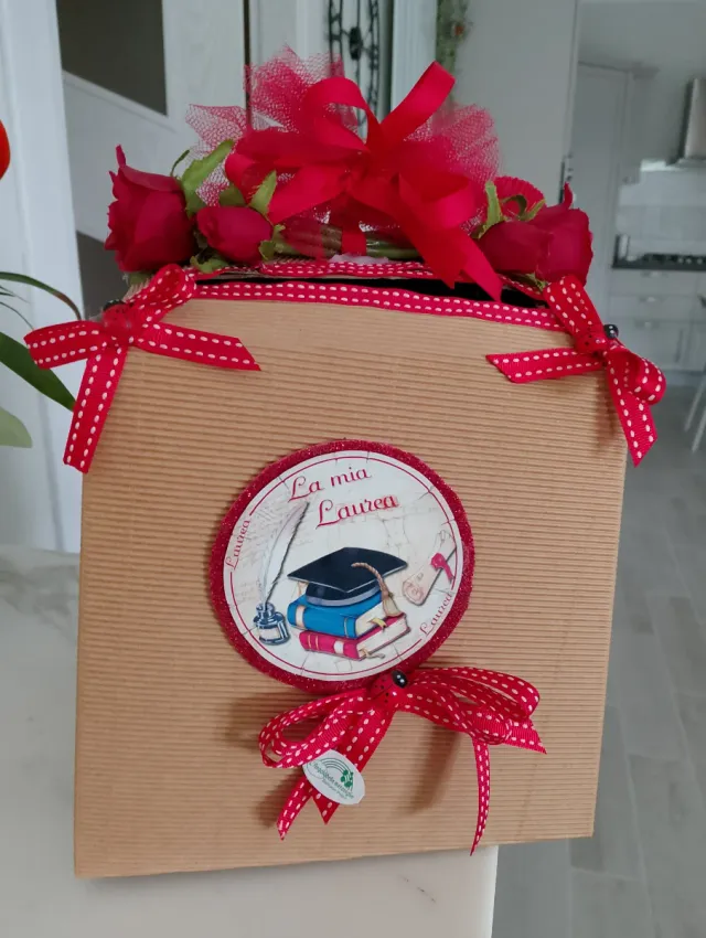 Bauletto porta soldi laurea