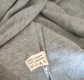 Camicia da notte grigia taglia M