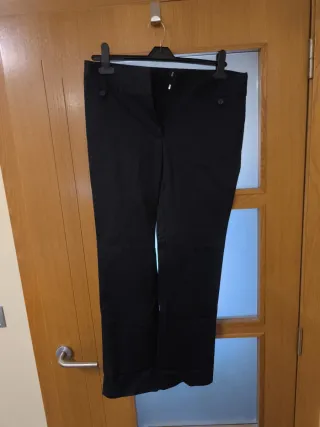 Pantalón Zara Talla 40 Negro