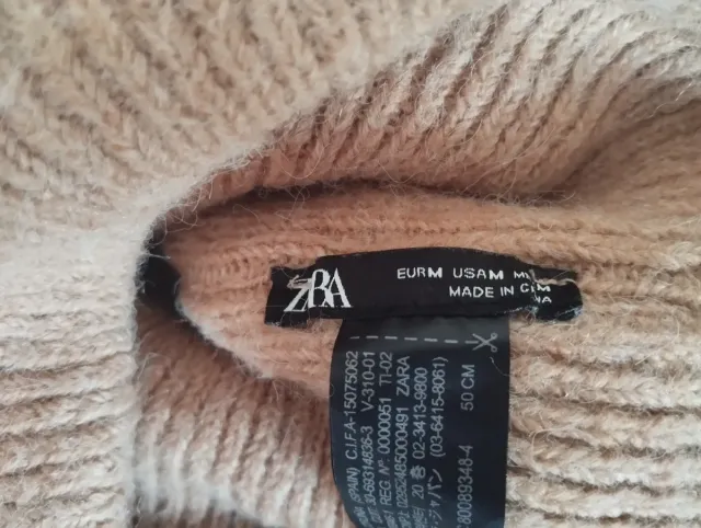 Gorro de lana Zara Mujer