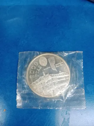Moneda 2000 Pesetas Plata