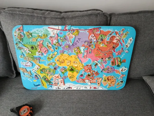 Mapa Mundi Janod con Imanes