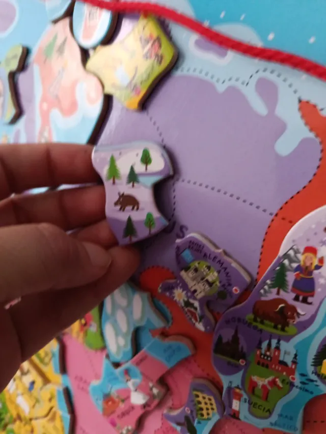 Mapa Mundi Janod con Imanes