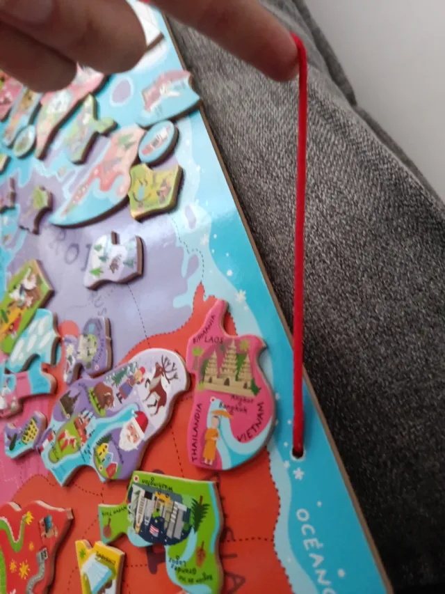 Mapa Mundi Janod con Imanes