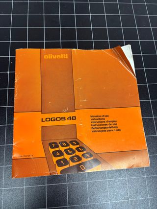 Calculadora Impresora Olivetti Logos 48