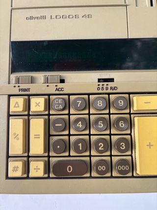 Calculadora Impresora Olivetti Logos 48