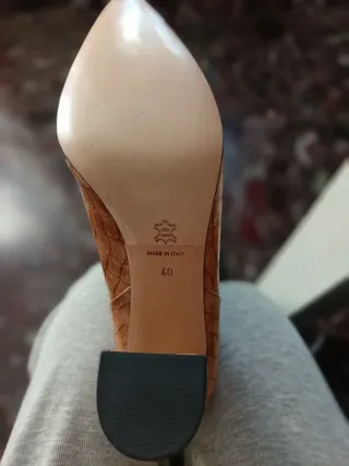 Stivali in vera pelle effetto coccodrillo