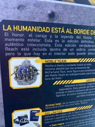Halo Reach Edición Legendaria Caja Metálica