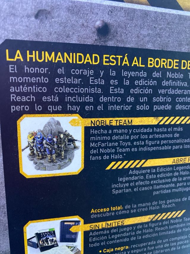 Halo Reach Edición Legendaria Caja Metálica