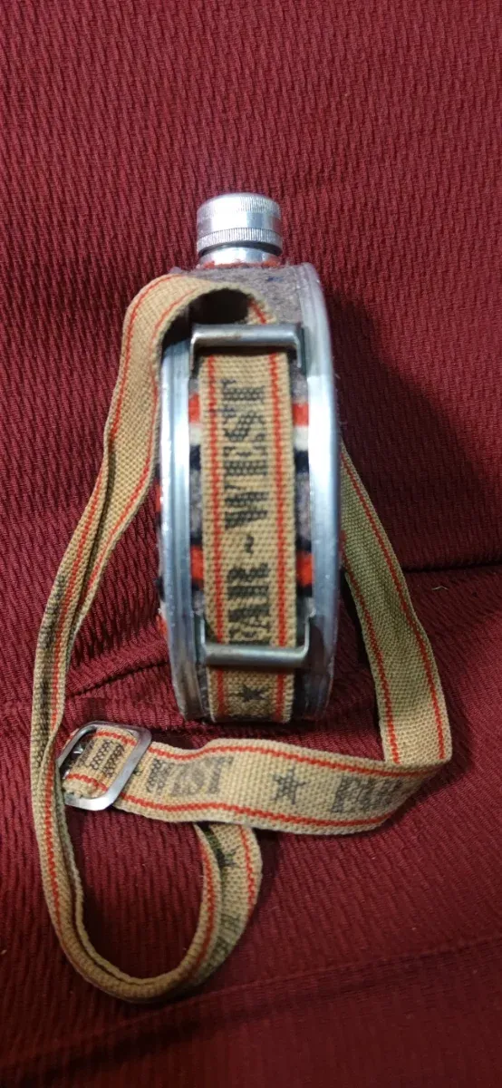 Cantimplora metálica vintage Far West