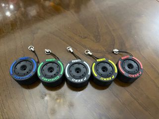Portachiavi Pirelli F1 Miniatura Gomme