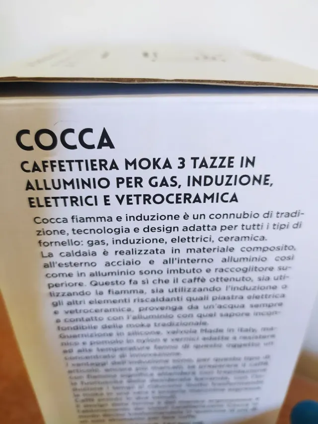 Moka induzione 3 tazze