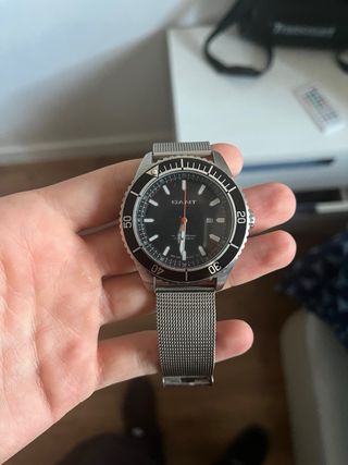 Reloj Gant Negro y Plateado