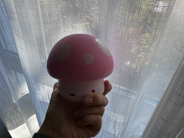 Proyector bebé seta rosa