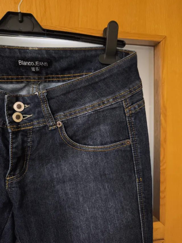 Pantalón Vaquero Blanco Jeans Talla 38