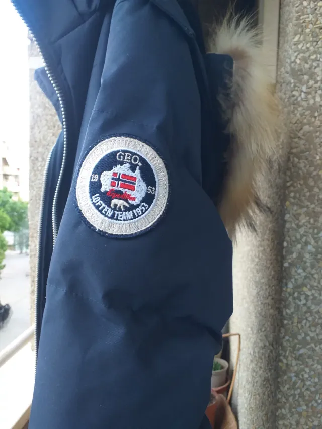 Abrigo Geographical Norway Azul Unisex