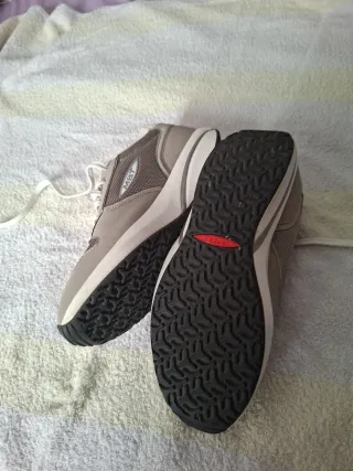 Zapatos MBT Hombre Beige/Gris