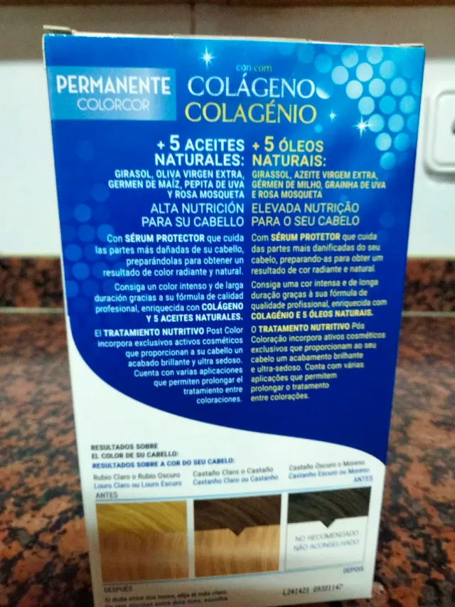 Tinte Deliplus Colorcor Rubio Platino Ceniza 101