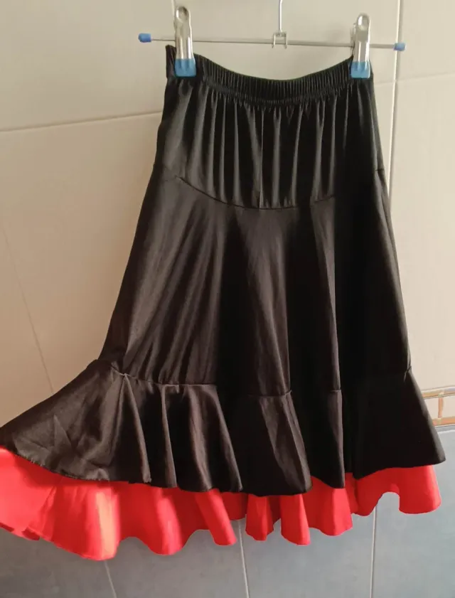 Falda Flamenca Niña 5-6 Años