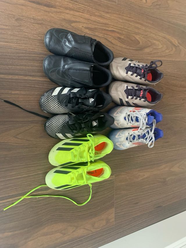 Pack botas fútbol niñ@ Nike negro/verde