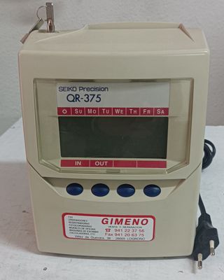 Reloj de fichar Seiko QR-375