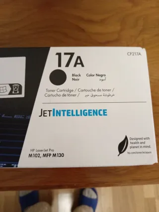 Tóner HP LaserJet 17A Original Negro