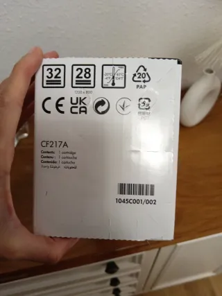 Tóner HP LaserJet 17A Original Negro