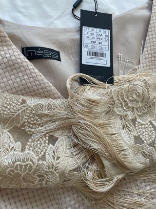 Vestido Matilde Cano Talla 42 Nuevo con etiqueta