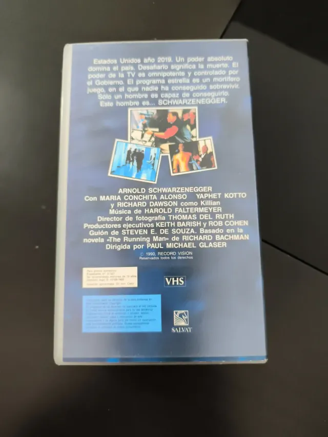 VHS Perseguido Schwarzenegger