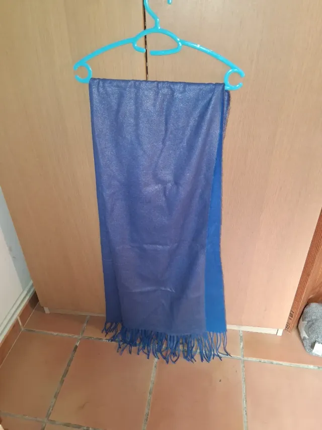 Fular grande azul 1,84x0,70