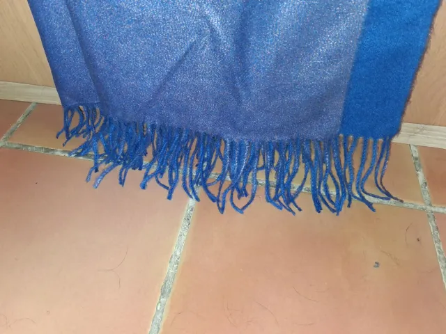 Fular grande azul 1,84x0,70