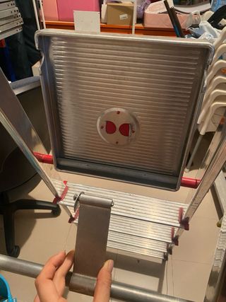 Escalera 5 peldaños aluminio