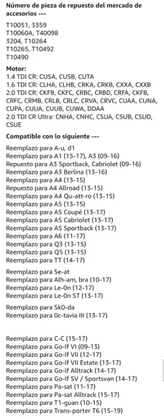 Juego calado distribución motor Nuevo