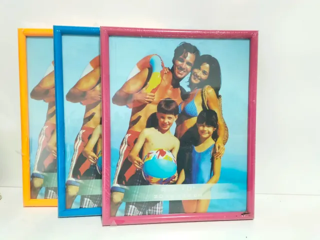 Lote 3 Marcos de Fotos Plástico