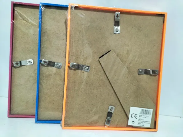 Lote 3 Marcos de Fotos Plástico