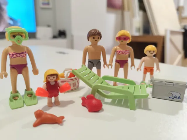 Figuras Playmobil Familia Playa