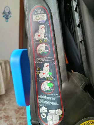 Silla coche niños Isofix