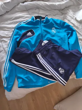 Chándal Real Madrid Adidas Azul y Blanco